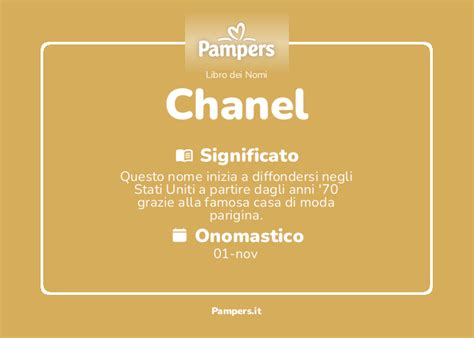 chanel significato nome|Chanel meaning.